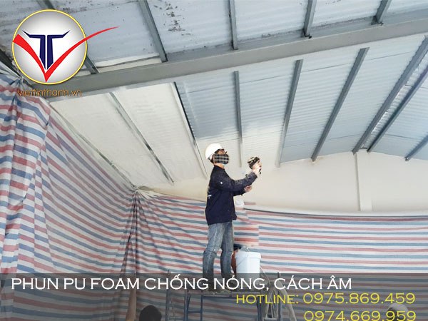 Phun Pu foam chống nóng